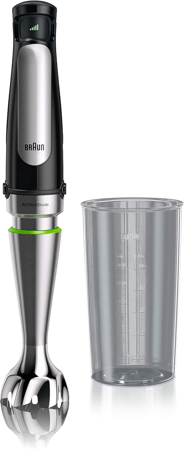 ブラウン ハンドブレンダー マルチクイック7 MQ7000X 簡単操作 時短 離乳食 下ごしらえ スムージー スープ つぶす 混ぜる 1台2役 ハイパワー400W お手入れ簡単 食洗機 ドイツ設計