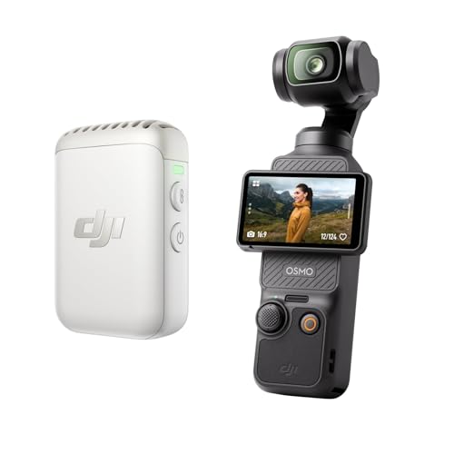 DJI Osmo Pocket 3 + DJI Mic 2 トランスミッター（パールホワイト）1インチ CMOS 4K 120fps 動画対応 Vlog用カメラ 3軸スタビライザー ジンバルカメラ ワ