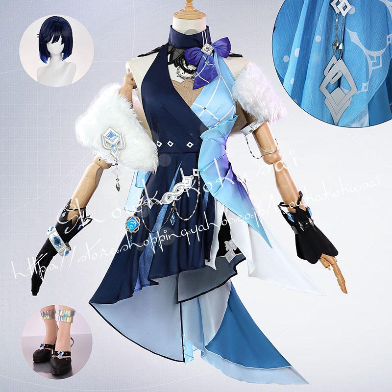 【人気爆売れ】原神 げんしん 夜蘭 イェラン 新衣装 静謐饗宴 コスプレ衣装 イベント コスチューム 変装活動 仮装 学園祭 撮影 祭り クリスマス ハロウィン
