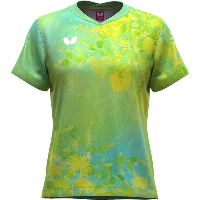 バタフライ　卓球用品 Butterfly レディース ルイネス・シャツ グリーン M　47199