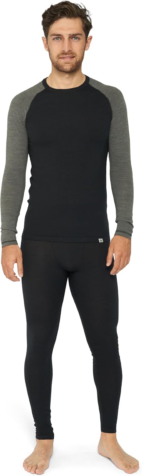 【✨特価✨】ダニッシュエンデュランス　メンズ　インナー　上下　ブラック　保温