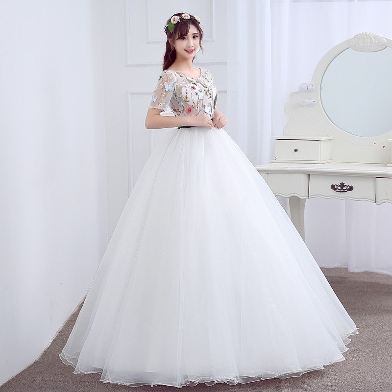 ウェディングドレス カラードレス ロングドレス ウェディングカラー　演奏会ドレス パープル系　声楽発表会に人気 ホワイト