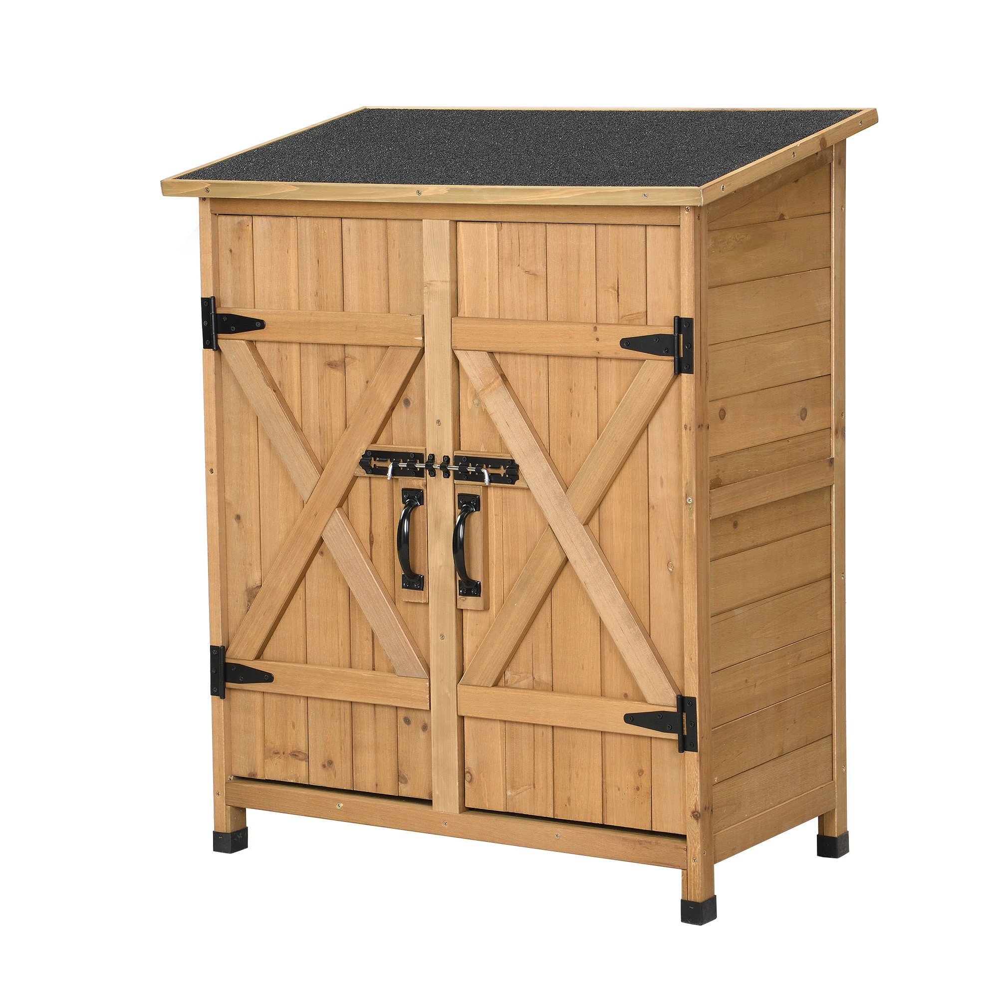 【国内発送,送.料無料】物置き 木製 収納庫 観音扉 A4ヨーロッパ風 ガーデニング用品 小屋 戸外収納庫 大型 屋外物置 棚 大型 ドア ベランダ 物置き 屋外収納 ガーデニング ウッド 園芸用品