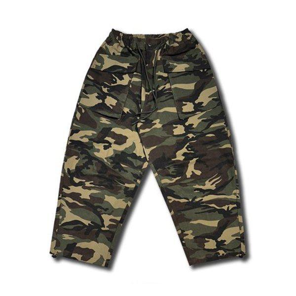 メンズバイオカモバルーンフィットバンディングパンツOF-PTA-294-カーキ