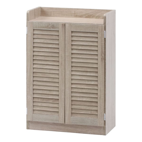 ルーバーシューズボックス(オープントップ) ホワイトオーク fj-98994 ホワイトオーク