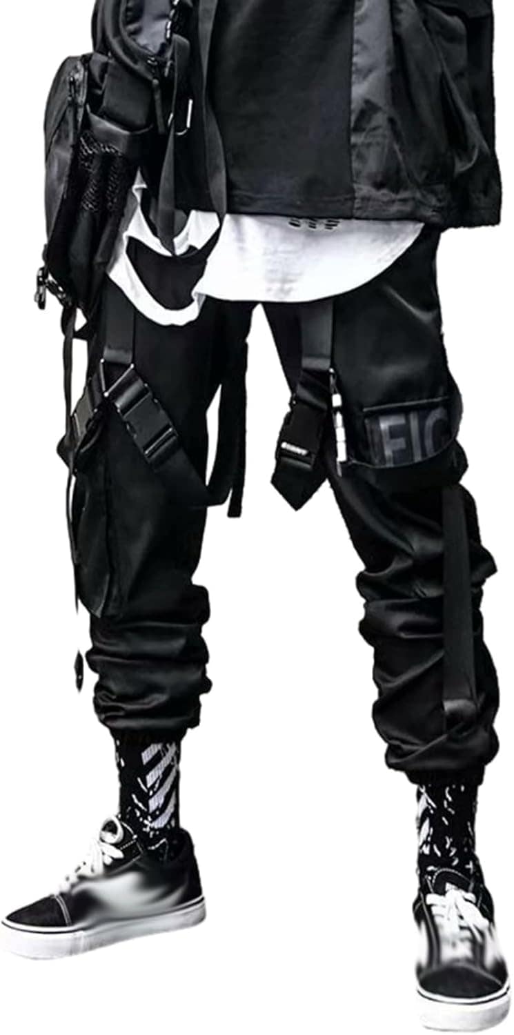カーゴパンツ メンズ 作業パンツ ワークパンツ ロングパンツ ヒップホップ 調整紐 ポケット付き 袴パンツ ボトムス トレンド 美脚 通気性 コットン お出掛け 旅行 アウトドア ストリート系 お兄系
