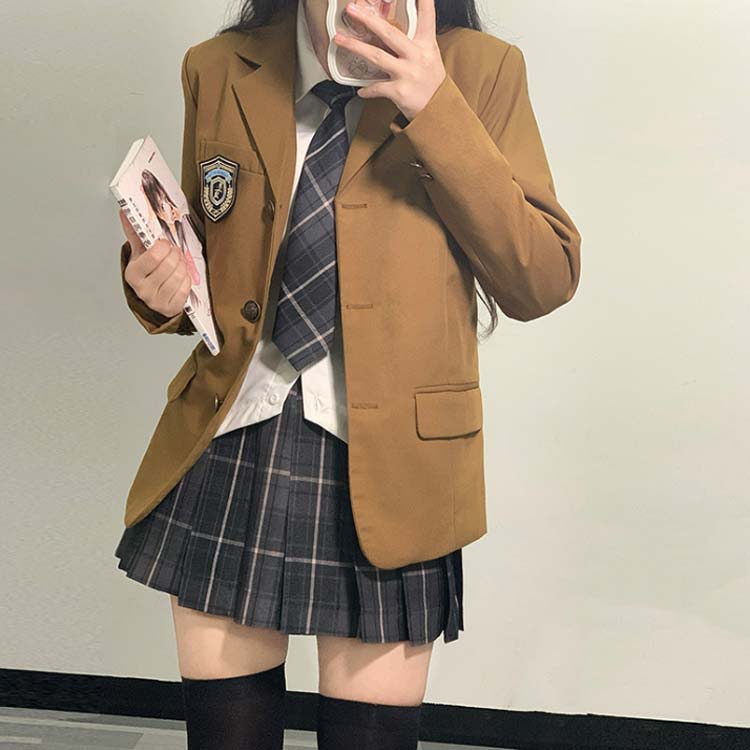スクール フォーマルスーツ 女子高生制服 子供スーツ 女児 学生服 制服 女子 チェック ジャケット スカート 高校生 シャツ 卒業式スーツ 女子高生 子供服 中学生 制服 ジュニアスーツ 5点セット 5,126円