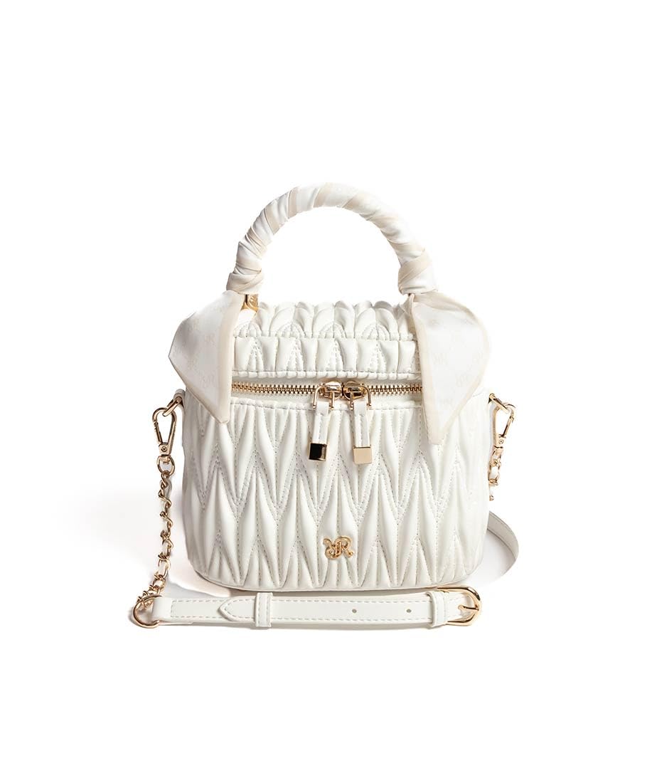 2WAY モノグラムスカーフ立体キルティングバニティバッグ_HANDBAGFB36276_HANDBAGWHITE