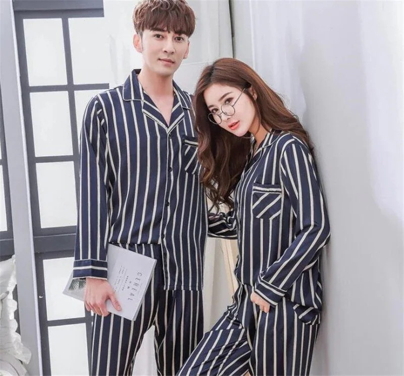 ウェアカップルペアペアパジャマ男女セットペアペア部屋着ペアルック部屋着カップル長袖パジャマ でもブラウス 今っぽシアーシャツ