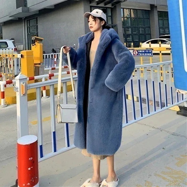 アウター レディース コート ファーコート ラビットファー アウター レディース レディースファッション 上着 冬 秋 冬服 フード付き ふわふわ もこもこ オーバーサイズ あったか 防寒 かわいい防 4,154円