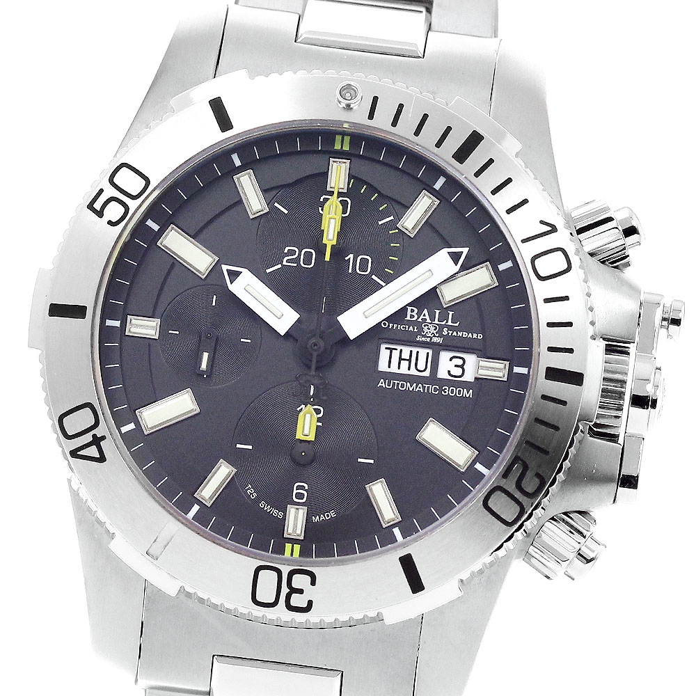 ボールウォッチ BALLWATCH DC2276A-SJ-BK エンジニア ハイドロカーボン サブマリン ウォーフェア クロノグラフ AT 箱・保証書付_942854【中古】