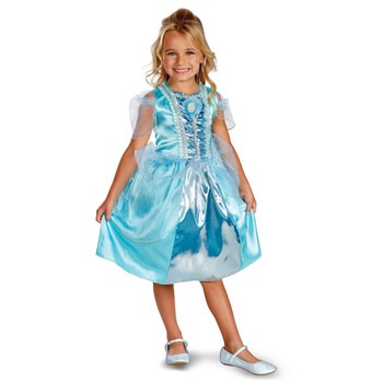 コスプレ 仮装 シンデレラドレス スパークル 女の子用 XS(3T-4T) 【 コスプレ 衣装 ハロウィン 仮装 コスチューム 子供 アニメ キッズ ディズニープリンセス グッズ ドレス シンデレラ
