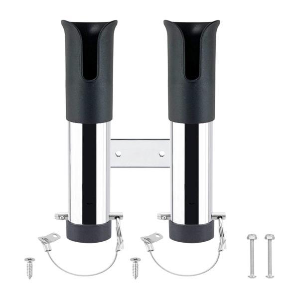 2インチチューブ釣りrodロッドホルダートラックカヤックヨットブラックの便利な収納