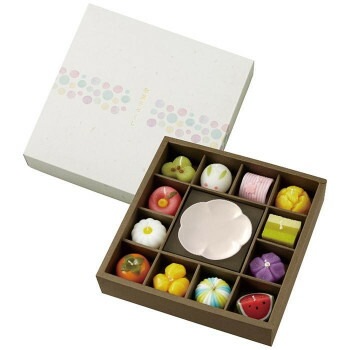 カメヤマ 和菓子型キャンドル/皿セット T9626-00-00 2289-076