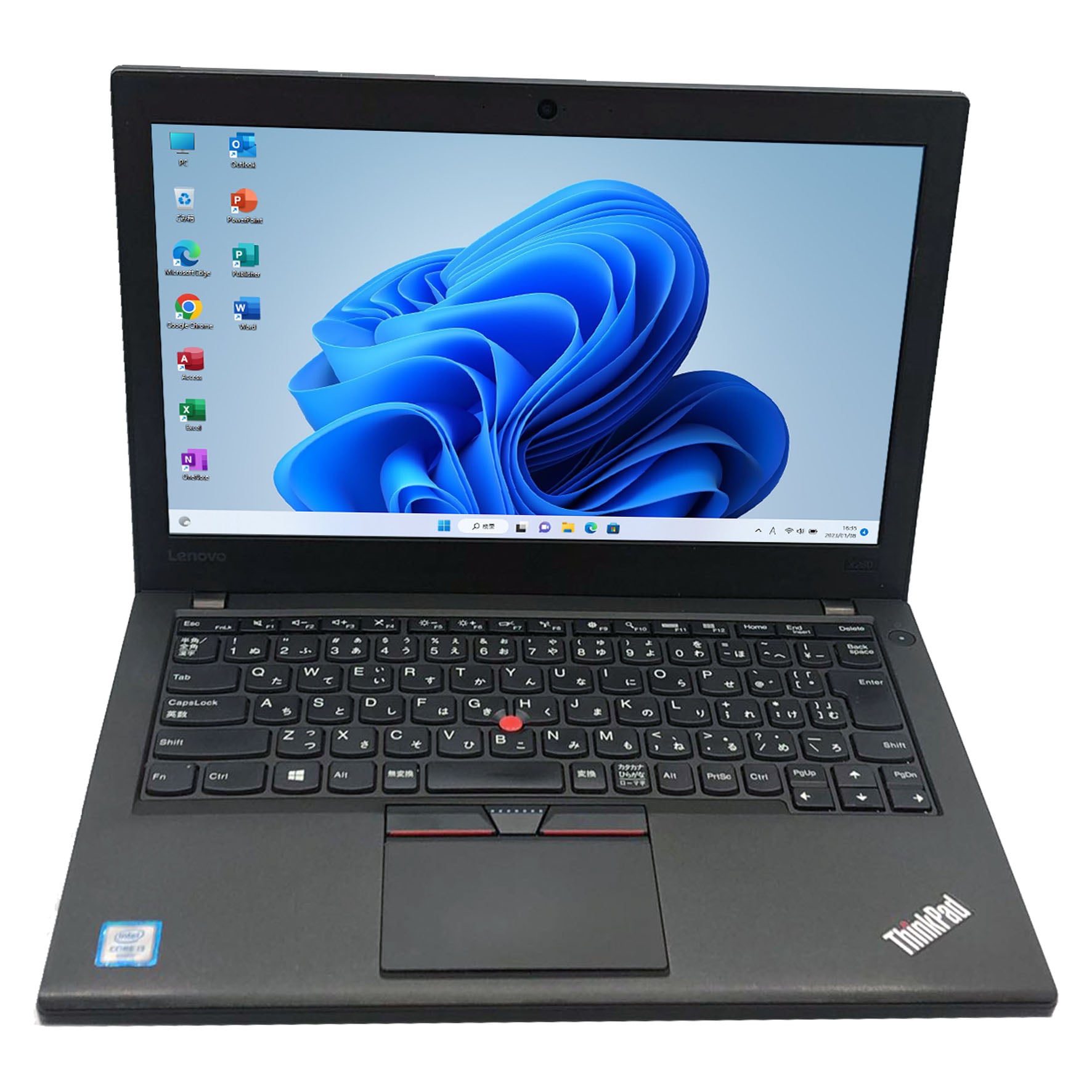 ノートパソコン 爆速起動 第六世代Core i３ Thinkpad Xシリーズ MSOffice2021 Windows11 SSD搭載 12.5型 カメラ 無線 Bluetooth USB3.0