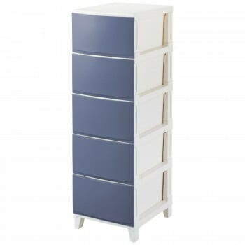 ルームス シェード 5段チェスト （組立式） RSD-S345 SNV/サンドネイビー 6,326円