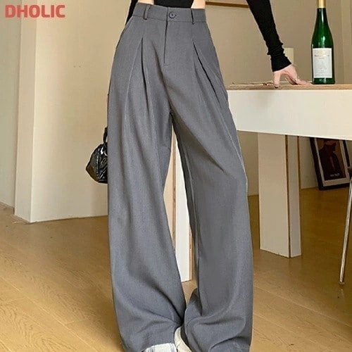 [メガ割りSALE]ワンタックワイドスラックス