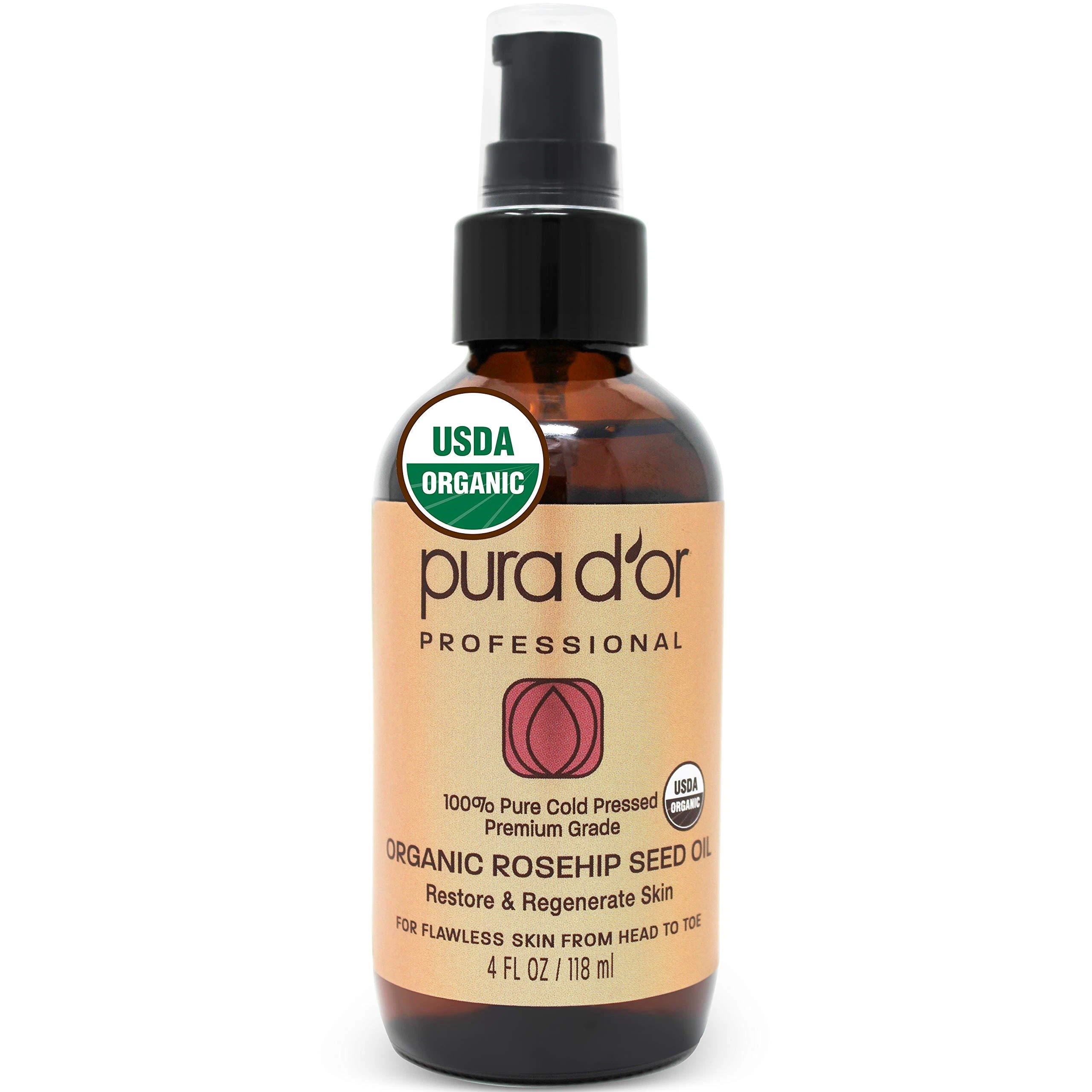 PURA D OR (4 oz) Organic Rosehip Seed Oil 100% Pur 7,533円