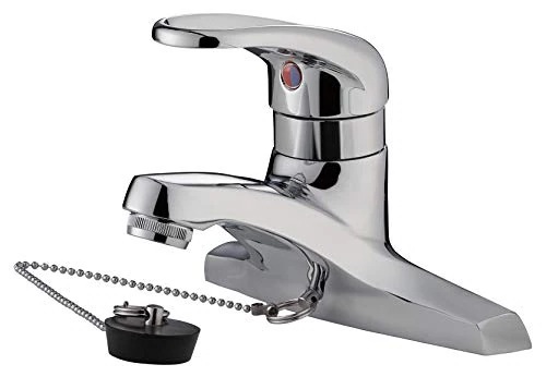 SANEI(サンエイ) 洗面用 シングル混合栓 泡沫吐水 取付ピッチ102ｍｍ ゴム栓付き JIS規