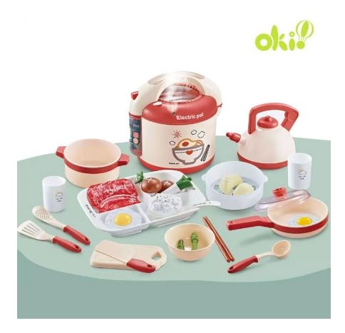 煙が出る 炊飯器 キッチン遊び ままごと キッチン遊び 子供 おもちゃ