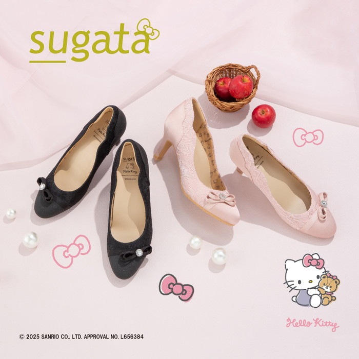 サンリオコラボ レディース SUGATA MS SGTS404 パンプス シューズ 48900676