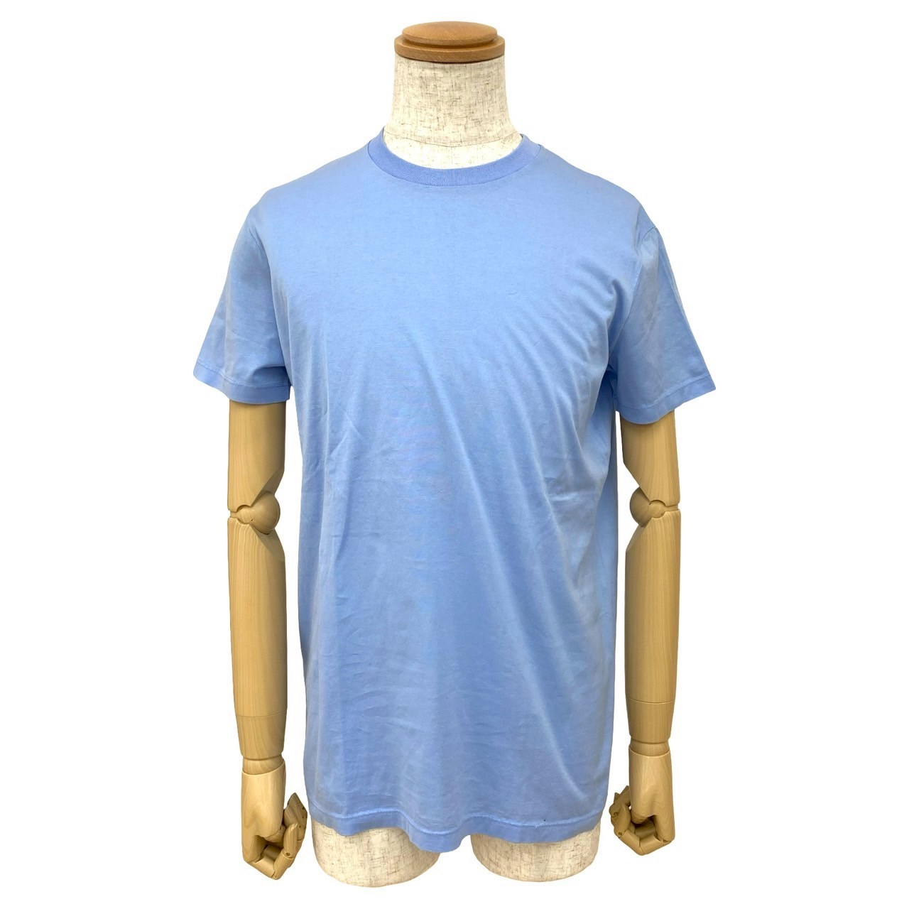 三角モチーフ半袖Ｔシャツ コットン ブルー 36448