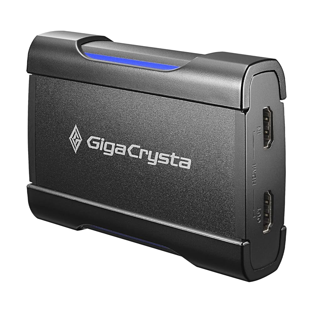 アイ・オー・データ IODATA HDMI キャプチャー 4K対応 2K120pパススルー・録画対応 PS5 ゲーム録画 実況 録画・編集ソフト付き 日本メーカー GV-USB3HDS/E