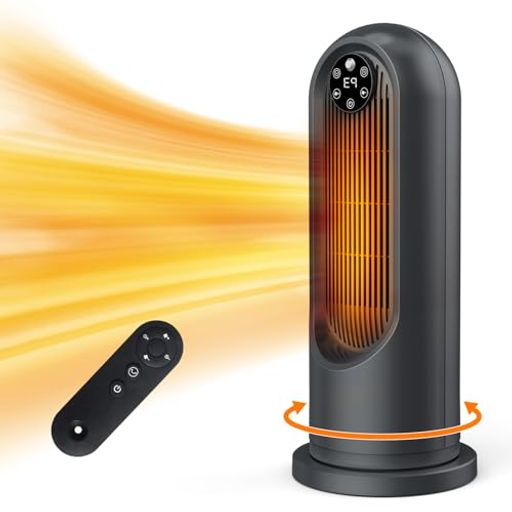 セラミックヒーター 省エネ 1200W/900W/650W 2秒速暖 電気ファンヒーター 小型 足元ヒーター 人感センサー 暖房器具 8Hタイマー 100首振り セラミックファンヒーター 転倒オフ 過