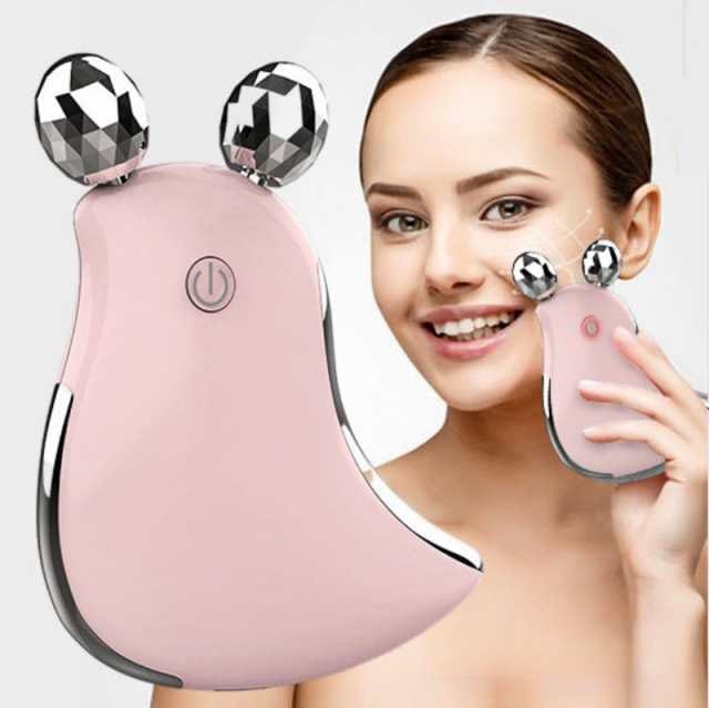 EMS美顔ローラー 美顔器 リフトアップ効果 EMS微電流 母の日 フェイス 顔 頬 小顔ローラー 目の下のたるみ解消 美顔器 プレゼント 39