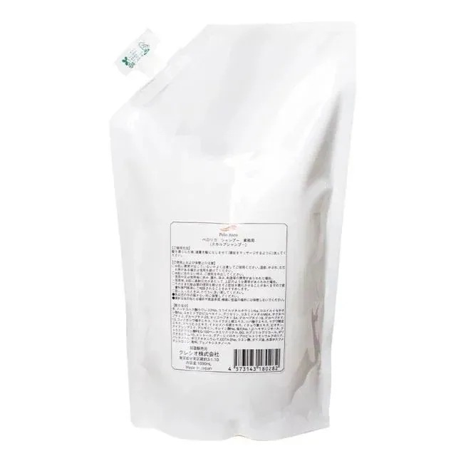 [国内正規品]ペロリコ スカルプシャンプー 1000ml（レフィル） パルミチン酸 レチノール ビオチン 頭皮 髪 ハリ コシ 有毛細胞 血行 ペプチド 育髪 薄毛 抜け毛 国際特許