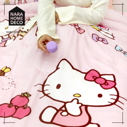 サンリオ ハローキティ オールシーズン 純綿薄綿布団 Diary 韓国人気 かわいい 韓国インテリア