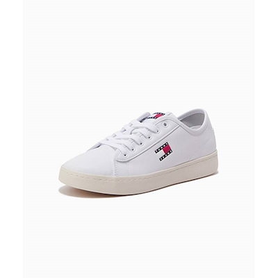 TOMMY JEANS ギリアン 軽量コートスニーカー - ホワイト (T52F6ARSC51JT1YBS) T52F6ARSC51JT1YBS 214706 15,275円