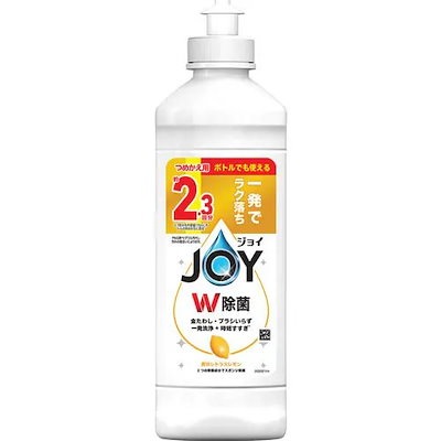 他サイト： P&Gジャパン 除菌ジョイコンパクト 贅沢シトラスレモンの香り キャップ付き詰替 ３００ＭＬの商品画像