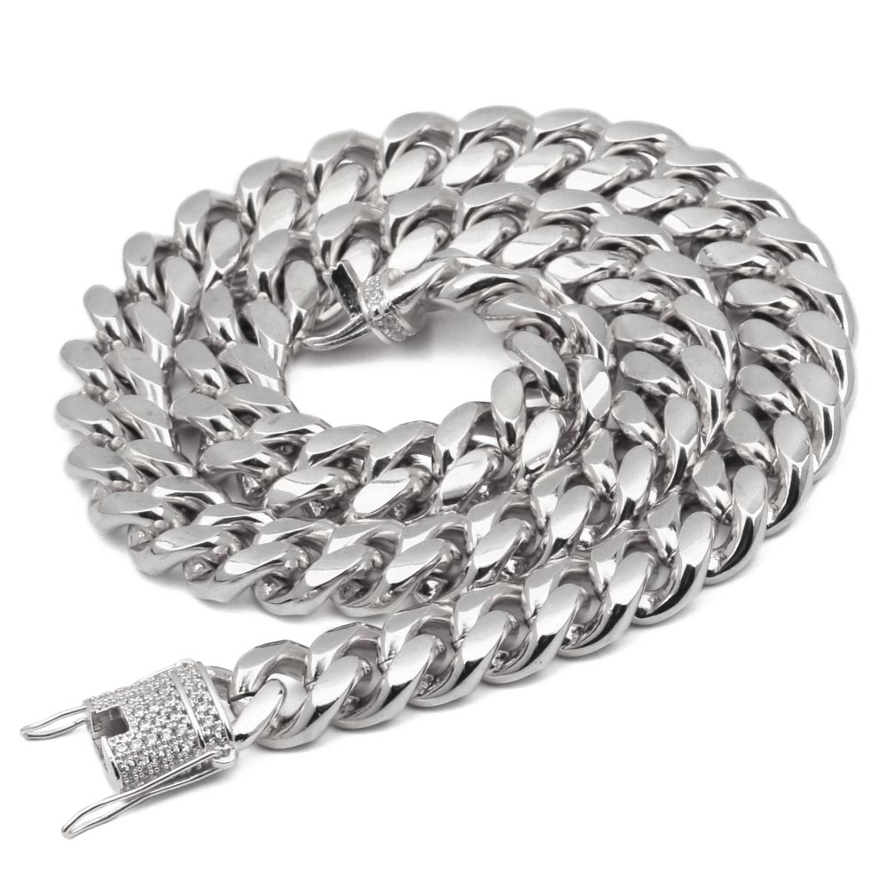 ステンレス 喜平ネックレス 幅14mm [n390-s-14mm]