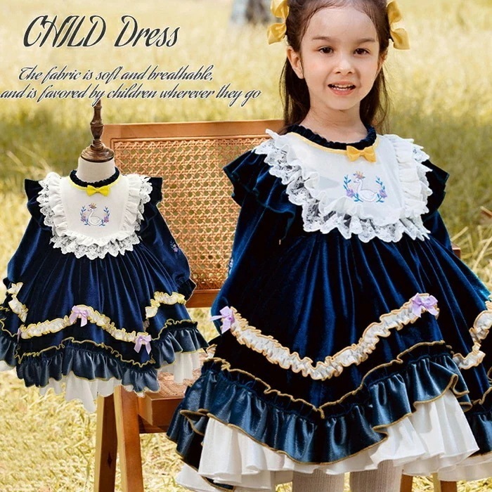 新品限時!優!惠!ロリータワンピース 女子 子供服 プリンセスドレス キッズドレス ベビーロリータドレス 可愛い 赤ちゃん お宮参り 結婚式 ピアノ発表会 誕 七五三 ロリータ