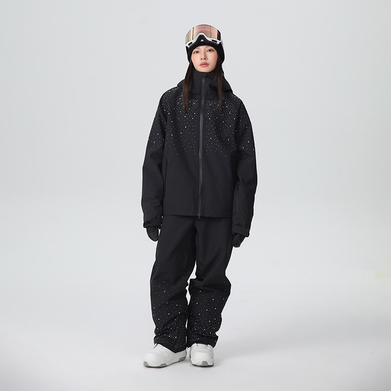 スノーボードウェア 2024 2025 上下セット ３L 防水35000 レディース メンズ ジャケット アウター パンツ スウェット スノボー スキーウェア スノボウェア 韓国風