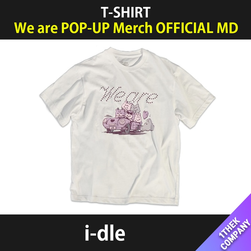（T-SHIRT）i-dle We are POP-UP Merch OFFICIAL MD