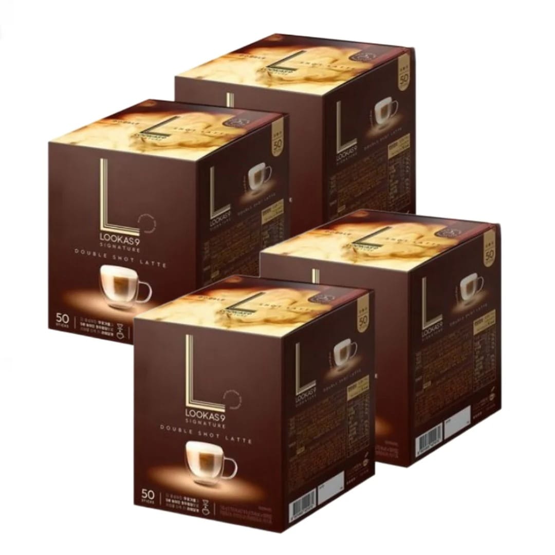 ルーカスナイン シグネチャー ダブルショットラテ コーヒーミックス 50T 4個 9,286円