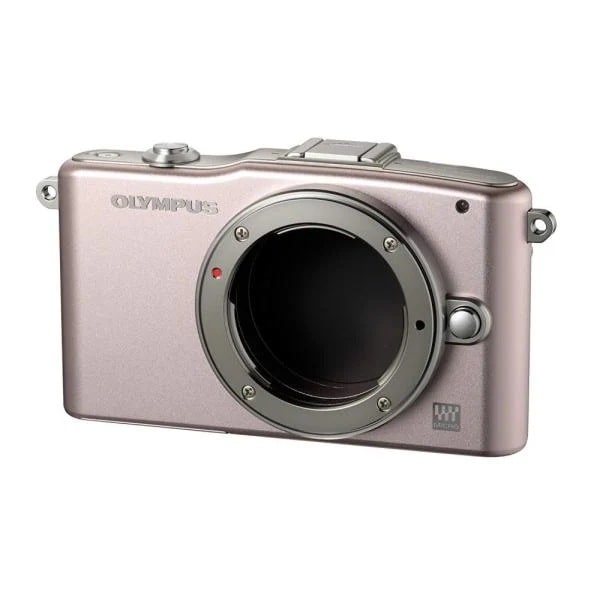 【中古】オリンパス OLYMPUS E-PM1 ボディ ピンク SDカード付き