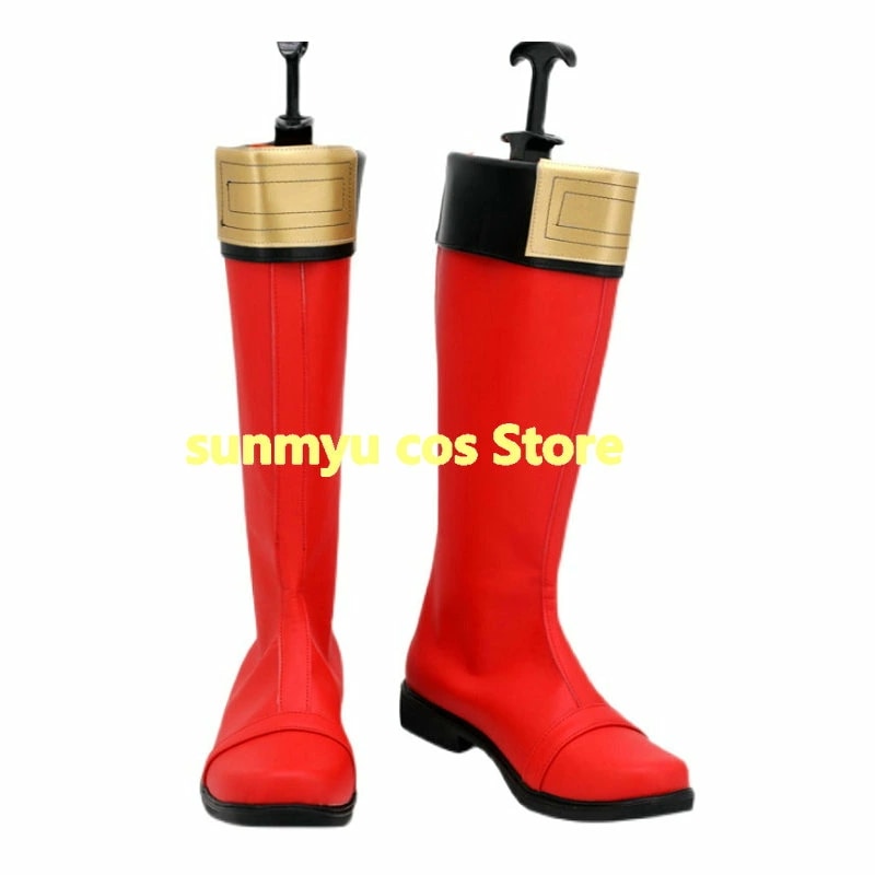 ハリケンジャー ハリケンレッド 靴　色変更可　コスプレ道具　ブーツ