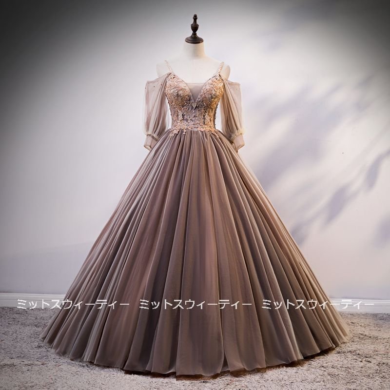 イブニングドレス 演奏会用ロングドレス 演奏会 披露宴 パーティードレス カクテルドレス 二次会 カ