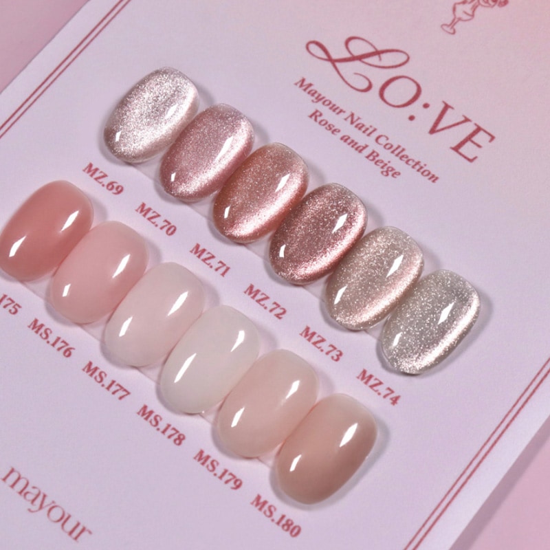 [mayour] 【LO:VE】 12色 セット / Rose and Beige / 春のネイル / 【3月20日以降の出庫】