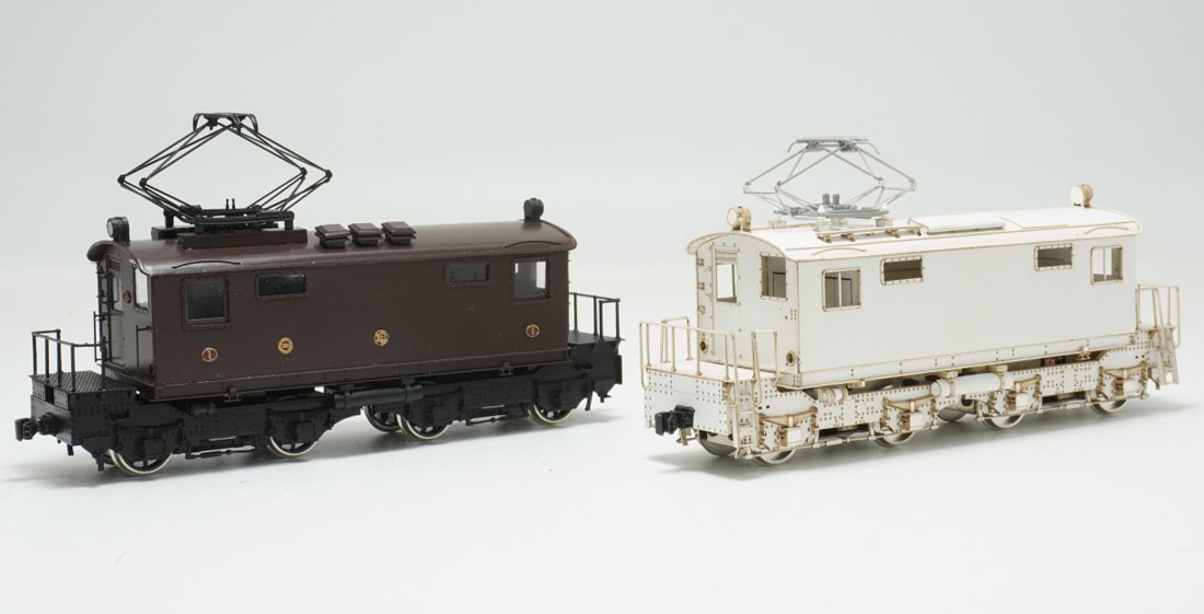 甲府モデル (HO) 12-60C 箱型電気機関車A2 ペーパーキット コウフモデル 12-60C ハコガタデンキキカンシャA2