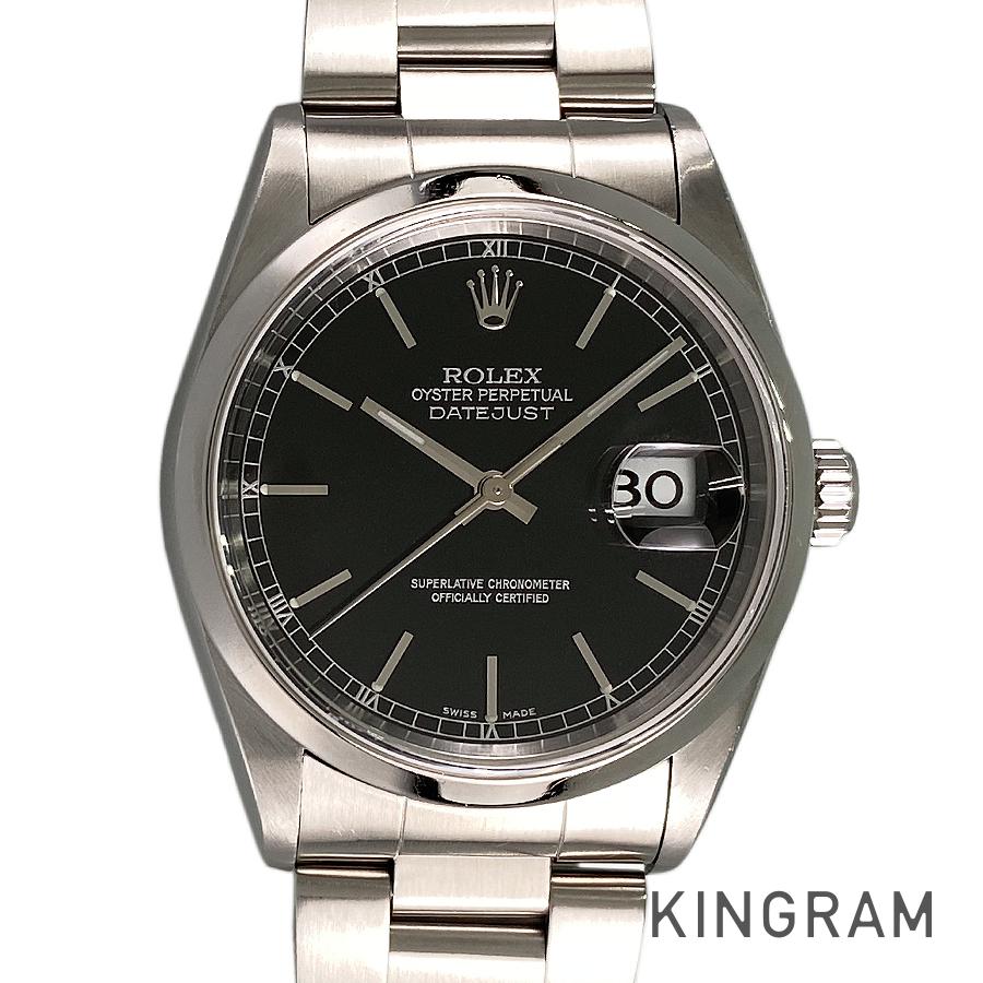 デイトジャスト 16200 メンズ 腕時計 ss【中古】