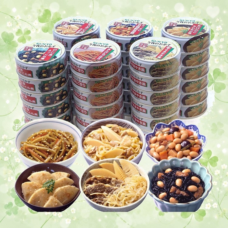 サンヨー堂 缶詰 おかず 36缶セット 6種×各6缶 おかず缶セット 美味しい 防災食 非常食 保存食 巣ごもり 食品 備蓄食料 買い置き 在宅 地震 災害 対策 災害 SUNYO サンヨー