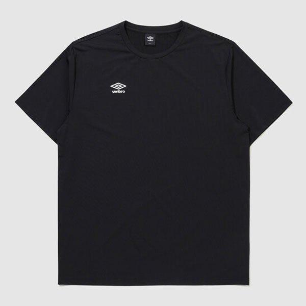 スローキック冷感メッシュレタリング半袖Tシャツ UR221SRS53 BLK