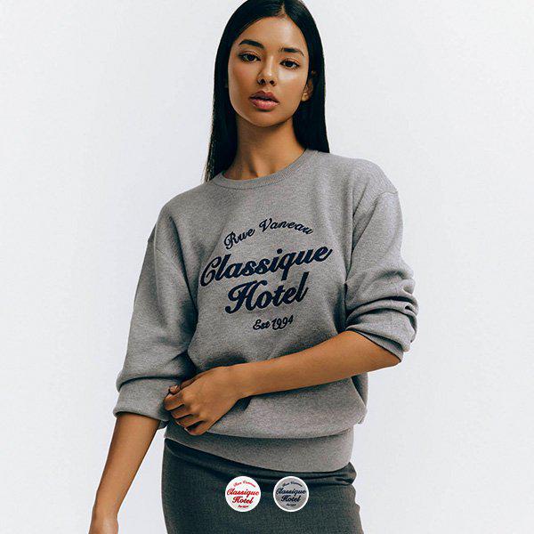 [] 354912 女性 12GG ダブルジャカード刺繍セーター