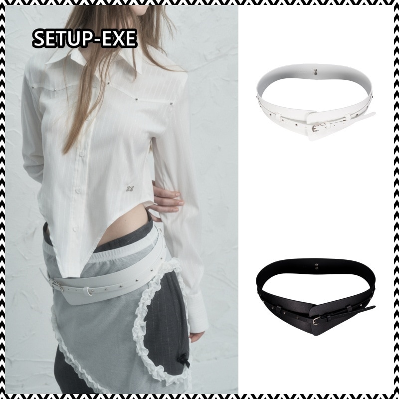 SETUP-EXE STUDDED WIDE BELT