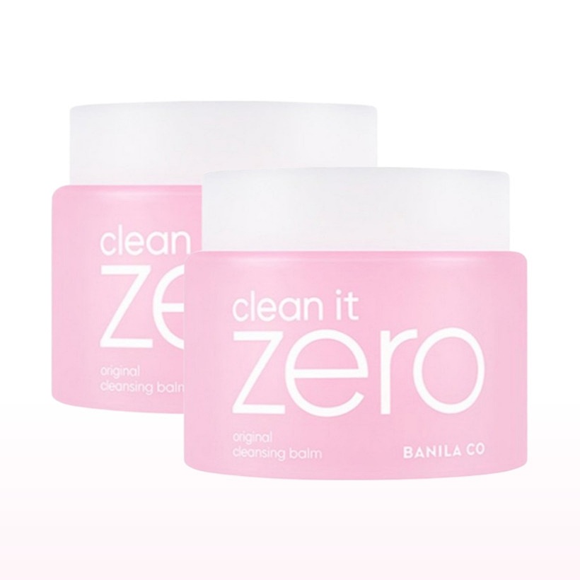 [1+1 すっきり ディープクレンジング 韓国人気 大容量] クリーン イット ゼロ クレンジングバーム オリジナル 180ml x2個 残り物 乾燥 ゼロ メイク 皮脂 ブラックヘッド クレンザー