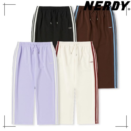 NERDY公式正規品 ジャージ ボトムス Jacquard Tape Track Pants